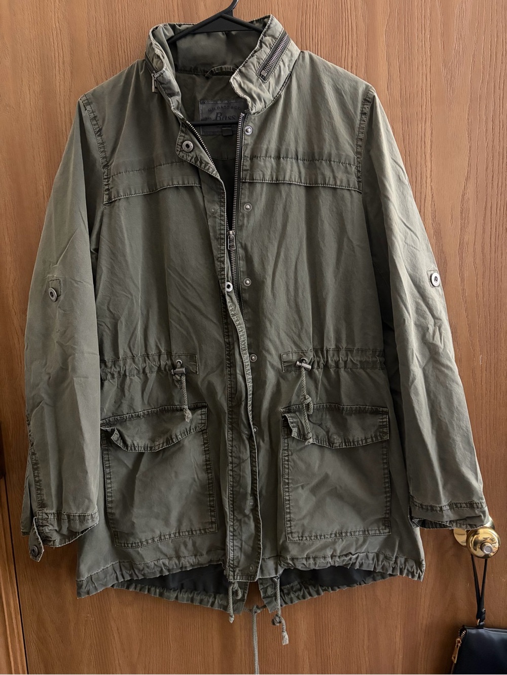 Bass Women’s Olive Military Field Jacket